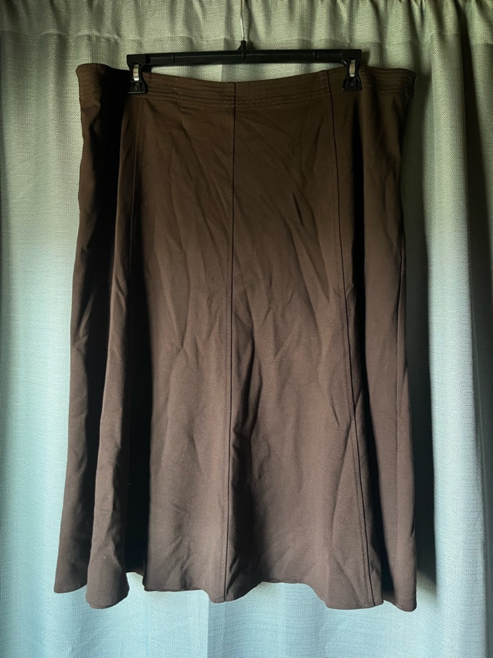 Charter Club Brown A-Line Skirt